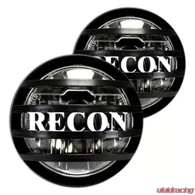Recon Truck Accessories 3 Inch Round LED Driving Light Kit - 264516