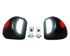 Recon Truck Accessories White LED License Plate Illumination Kit w/Red LED Rear Facing Running Lights Chevrolet | GMC