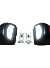 Recon Truck Accessories White LED License Plate Illumination Kit w/Red LED Rear Facing Running Lights Chevrolet | GMC                                     - 264902 - Image 2