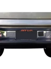 Recon Truck Accessories 3 Watt White LED License Plate Illumination Kit w/Red LED Rear Facing Running Lights                                     - 264904 - Image 2
