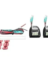 Recon Truck Accessories 3 Watt White LED License Plate Illumination Kit w/Red LED Rear Facing Running Lights                                     - 264904 - Image 2