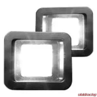 Recon Truck Accessories Ultra High 3 Watt White LED License Plate Illumination Kit Ford F150 15-17 - 264905