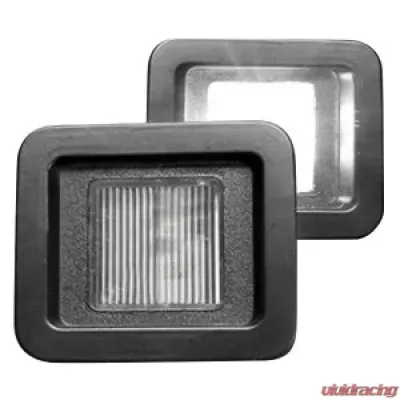Recon Truck Accessories 3 Watt White LED License Plate Illumination Kit Ford F150 15-17 - 264906