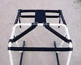 Rockhard 4x4 Black Rear Overhead Angle Bars Padding Kit Jeep Wrangler TJ | Unlimited LJ 1997-2006