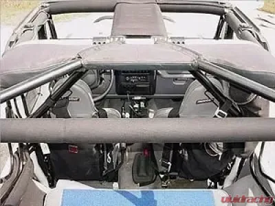 Rockhard 4x4 Unpainted Rear Overhead Angle Bars Jeep Wrangler TJ 1997-2002 - RH-1001-A