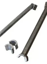 Rockhard 4x4 Unpainted Rear Overhead Angle Bars Jeep Wrangler TJ | Unlimited LJ 2003-2006                                     - RH-1001-F - Image 5
