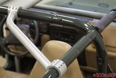Rockhard 4x4 Unpainted Rear Overhead Angle Bars Jeep Wrangler TJ | Unlimited LJ 2003-2006 - RH-1001-F
