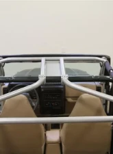 Rockhard 4x4 Unpainted Rear Overhead Angle Bars Jeep Wrangler TJ | Unlimited LJ 2003-2006                                     - RH-1001-F - Image 4