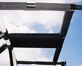 Rockhard 4x4 Black Overhead T-Section Padding Kit Jeep Wrangler TJ | Unlimited LJ 1997-2006