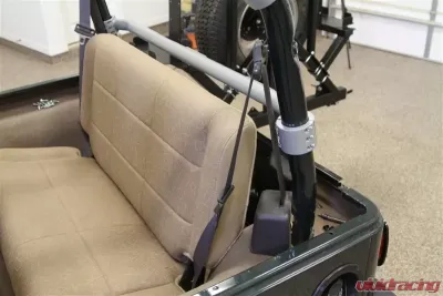 Rockhard 4x4 Unpainted Rear Seat Harness Bar Jeep Wrangler Unlimited LJ 2003-2006 - RH-1001-U