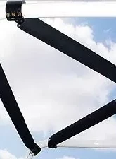 Rockhard 4x4 Black Straight Across The Rear Bar Padding Kit Jeep Wrangler YJ 1987-2006                                     - RH-1002-RP - Image 2