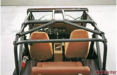 Rockhard 4x4 Unpainted Straight Across The Rear Bar Jeep Wrangler YJ 1987-1991 - RH-1002-D
