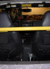 Rockhard 4x4 Unpainted Straight Across Front Harness Bar Jeep Wrangler TJ | Unlimited LJ 1997-2006                                     - RH-1004 - Image 4