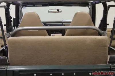 Rockhard 4x4 Unpainted Straight Across Front Harness Bar Jeep Wrangler TJ | Unlimited LJ 1997-2006 - RH-1004