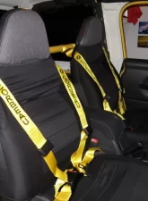 Rockhard 4x4 Unpainted Straight Across Front Harness Bar Jeep Wrangler TJ | Unlimited LJ 1997-2006                                     - RH-1004 - Image 6