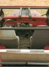 Rockhard 4x4 Unpainted Family Style Rear Side Bars w/ Straight Across Rear Bar Jeep CJ5 1955-1978                                     - RH-1006-A - Image 2