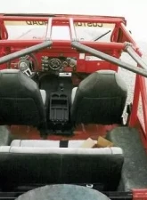 Rockhard 4x4 Unpainted Family Style Rear Side Bars & Overhead Angle Bars Jeep CJ7 1976-1978                                     - RH-1007-A - Image 4