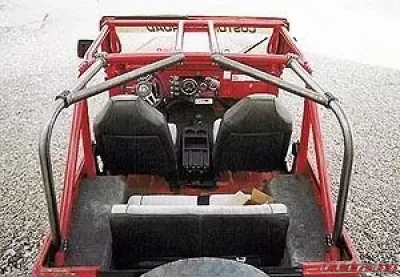 Rockhard 4x4 Unpainted Bolt-In Ultimate Sport Cage Jeep CJ7 1976-1978 - RH-1007