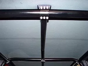 Rockhard 4x4 Unpainted Front Overhead Center Bar Jeep Cherokee XJ 2-Door 1984-1996 - RH-1012-2FC