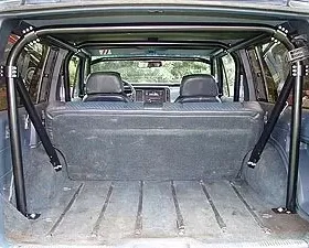 Rockhard 4x4 Unpainted Bolt-In Ultimate Sport Cage Jeep Cherokee XJ 2-Door 1997-2001