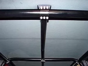 Rockhard 4x4 Unpainted Front Overhead Center Bar Jeep Cherokee XJ 2-Door 1997-2001 - RH-1012-I