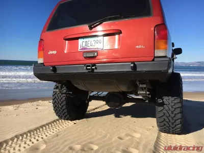 Rockhard 4x4 Patriot Series Rear Bumper W/o Tire Carrier Jeep Cherokee XJ 1984-2001 - RH-1013-A