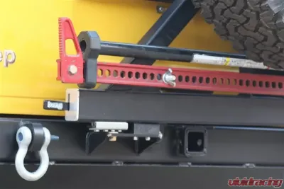 Rockhard 4x4 Bushwacker Flat Flares Patriot Series Rear Bumper w/ Tire Carrier Jeep Cherokee XJ 1984-2001 - RH-1013-D