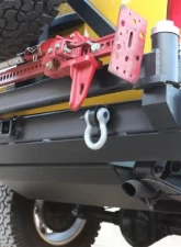 Rockhard 4x4 Bushwacker Flat Flares Patriot Series Rear Bumper w/ Tire Carrier Jeep Cherokee XJ 1984-2001                                     - RH-1013-D - Image 5