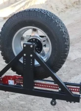 Rockhard 4x4 Bushwacker Flat Flares Patriot Series Rear Bumper w/ Tire Carrier Jeep Cherokee XJ 1984-2001                                     - RH-1013-D - Image 6