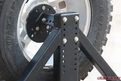 Rockhard 4x4 Bushwacker Flat Flares Patriot Series Rear Bumper w/ Tire Carrier Jeep Cherokee XJ 1984-2001 - RH-1013-D