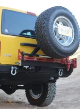 Rockhard 4x4 Patriot Series Rear Bumper w/ Tire Carrier Jeep Cherokee XJ 1984-2001                                     - RH-1013 - Image 3