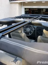 Rockhard 4x4 Unpainted Rear Overhead Center Bars Jeep Wrangler JK 4-Door 2007-2018                                     - RH-1030-A - Image 2