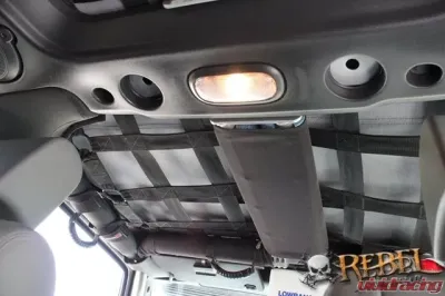 Rockhard 4x4 Unpainted Rear Overhead Center Bars Jeep Wrangler JK 4-Door 2007-2018 - RH-1030-A