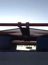 Rockhard 4x4 Unpainted Straight Across The Rear Bar Jeep Wrangler JK 2-Door 2007-2018                                     - RH-1030-B - Image 3