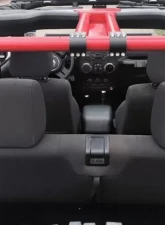 Rockhard 4x4 Unpainted Rear Overhead Center Bars Jeep Wrangler JK 2-Door 2007-2018                                     - RH-1030-C - Image 4