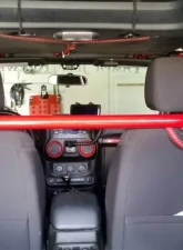 Rockhard 4x4 Unpainted Front Seat Harness Bar Jeep Wrangler JK 2-Door 2007-2018                                     - RH-1030-SFH2 - Image 2