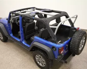 Rockhard 4x4 Unpainted 3rd Row Sport Cage Jeep Wrangler JK 4-Door 2007-2018