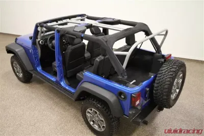 Rockhard 4x4 Unpainted 3rd Row Sport Cage Jeep Wrangler JK 4-Door 2007-2018 - RH-1032