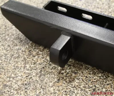 Rockhard 4x4 Patriot Series Non Tire Carrier Rear Bumper Jeep Wrangler CJ | YJ | TJ | LJ 1976-2006 - RH-2001-AC