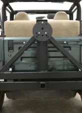 Rockhard 4x4 Patriot Series Rear Bumper w/ Tire Carrier Jeep Wrangler TJ | LJ | YJ | CJ 1976-2006                                     - RH-2001-C - Image 2