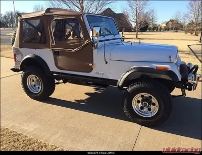Rockhard 4x4 Patriot Series Rocker Guards w/ Tube Sliders Jeep CJ7 1976-1986 - RH-3002-CJ