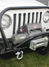 Rockhard 4x4 Bolt-On Grille Hoop Jeep Wrangler CJ | YJ | TJ | LJ 1976-2006                                     - RH-4001-A - Image 2