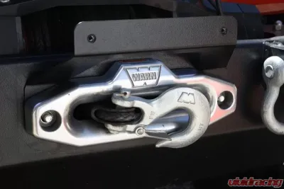 Rockhard 4x4 Hawse Fairlead License Plate Mount w/ Cable Lanyard - RH-4004