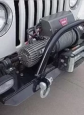 Rockhard 4x4 Narrow Width Straight Up Hoop Legendary Front Bumper Jeep Wrangler CJ | YJ | TJ | LJ 1976-2006                                     - RH-4005-C46 - Image 2
