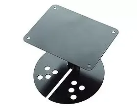 Rockhard 4x4 Black Rear License Plate Relocation Bracket