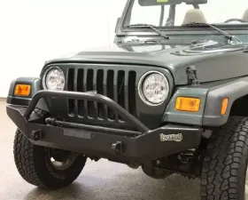 Rockhard 4x4 Patriot Series Full Width Front Bumper Jeep CJ5 | CJ7 | CJ8 | Wrangler YJ | TJ | LJ 1976-2006