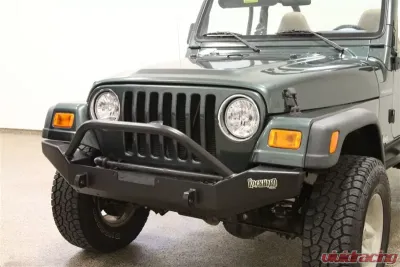 Rockhard 4x4 Patriot Series Full Width Front Bumper Jeep CJ5 | CJ7 | CJ8 | Wrangler YJ | TJ | LJ 1976-2006 - RH-4010