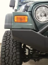 Rockhard 4x4 Aluminum Patriot Series Full Width Front Bumper Jeep CJ5 | CJ7 | CJ8 | Wrangler YJ | TJ | LJ 1976-2006                                     - RH-4050 - Image 2