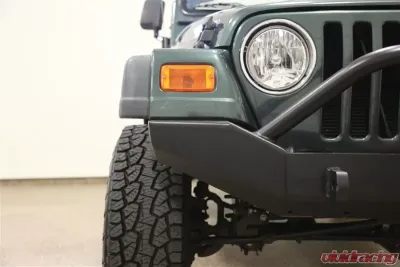 Rockhard 4x4 Aluminum Patriot Series Full Width Front Bumper Jeep CJ5 | CJ7 | CJ8 | Wrangler YJ | TJ | LJ 1976-2006 - RH-4050