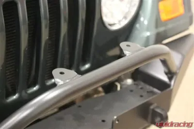 Rockhard 4x4 Aluminum Patriot Series Full Width Front Bumper Jeep CJ5 | CJ7 | CJ8 | Wrangler YJ | TJ | LJ 1976-2006 - RH-4050